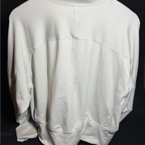 Lululemon Athletica Cream Quarter-Zip Pullover - Picture 3 of 4